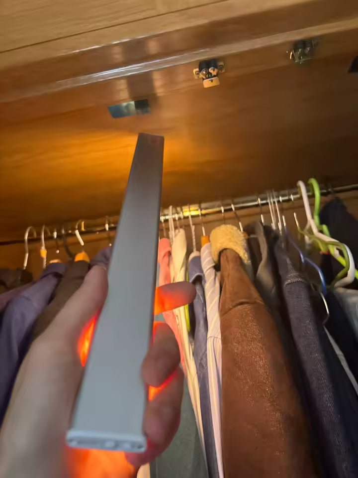 MeLight motion sensor light bar installed in a buyer’s home
