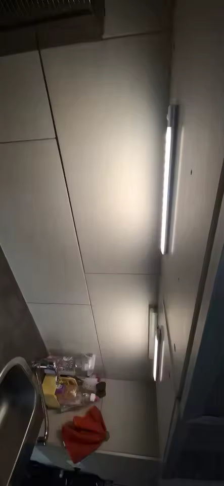 MeLight motion sensor light bar installed in a buyer’s home