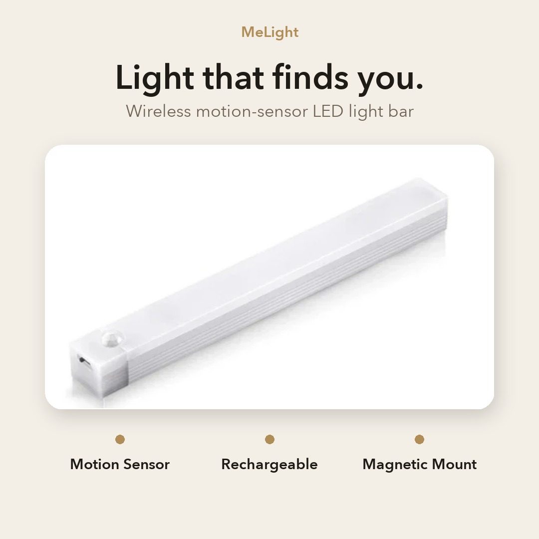 MeLight Motion Sensor Light Bar